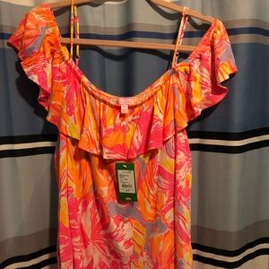 Lilly Pulitzer NWT size XL Tamiami top Sun Plashed